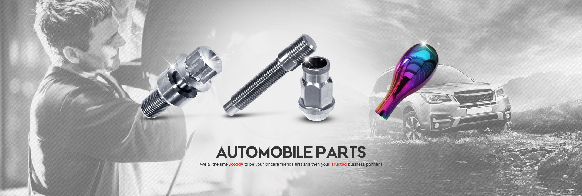 Titanium alloy screws for automobiles